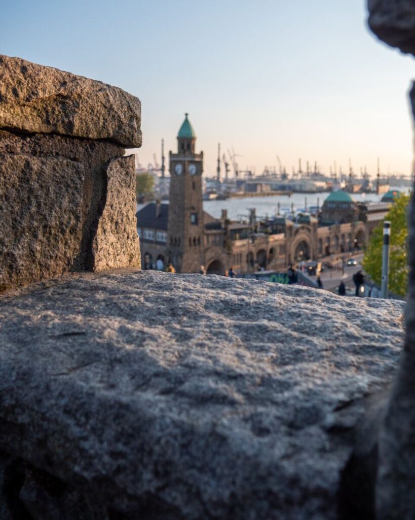 Kostenloser Aussichtspunkt Hamburg an den Landungsbrücken: Der Stintfang